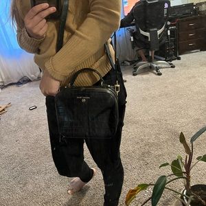 Mk black crossbody bag